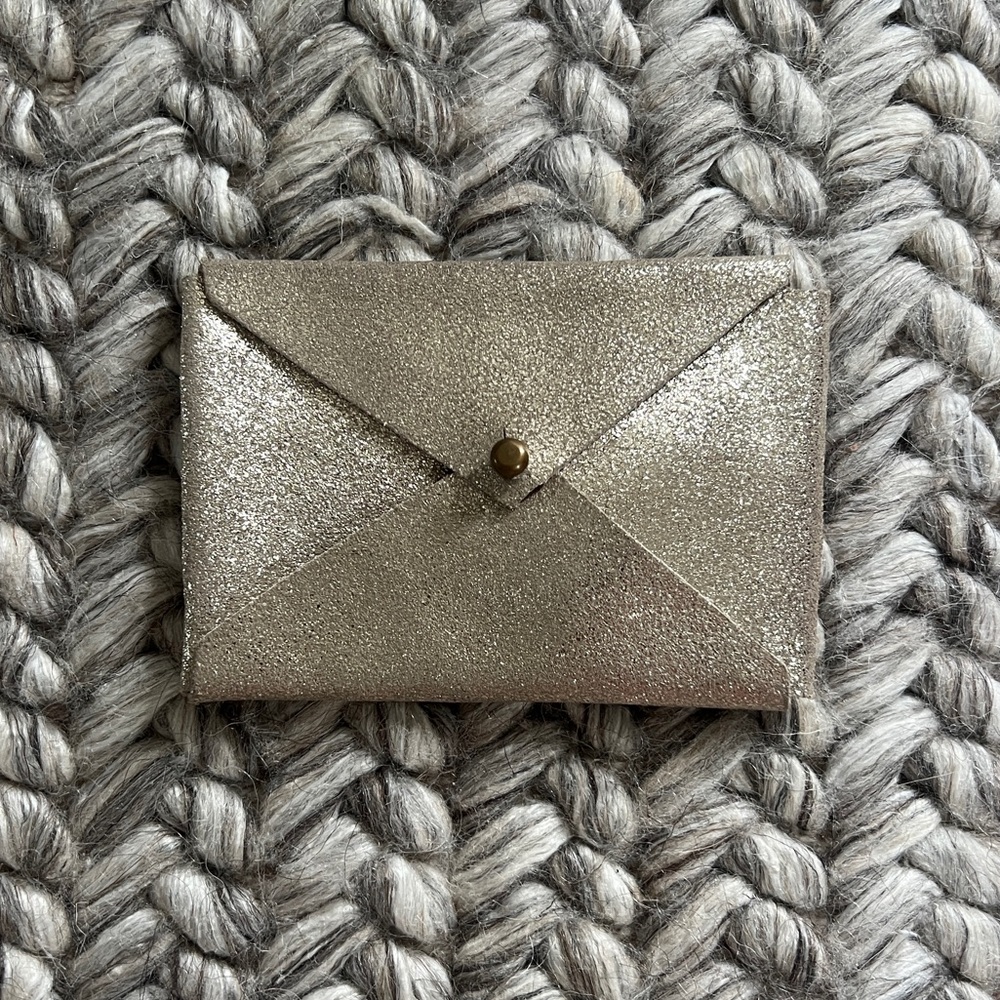 Gold Glittery Card Holder